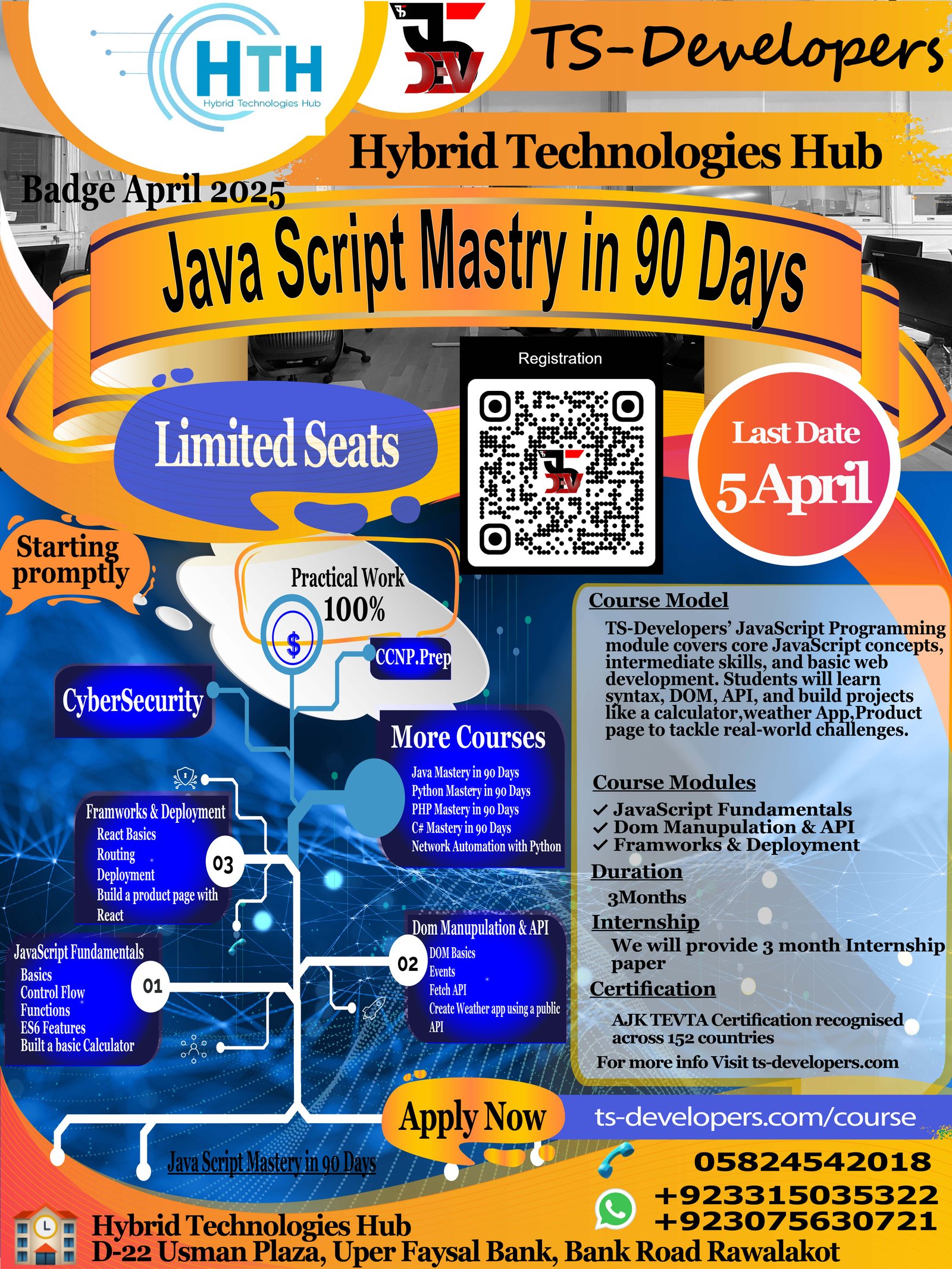 Course Details | TS-Developers | JavaScript Mastery in 90 Days
