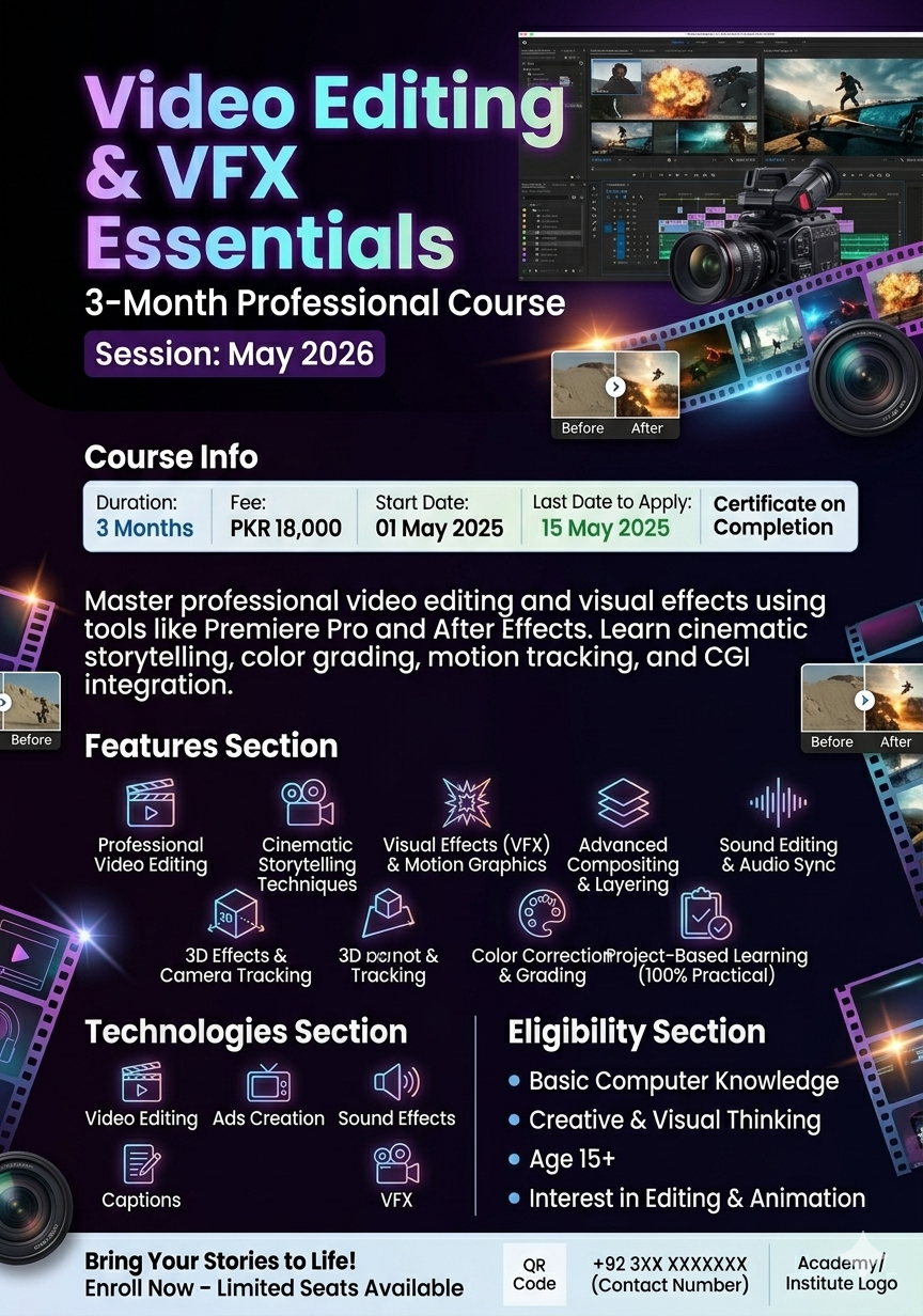 Video Editing & VFX Essentials
